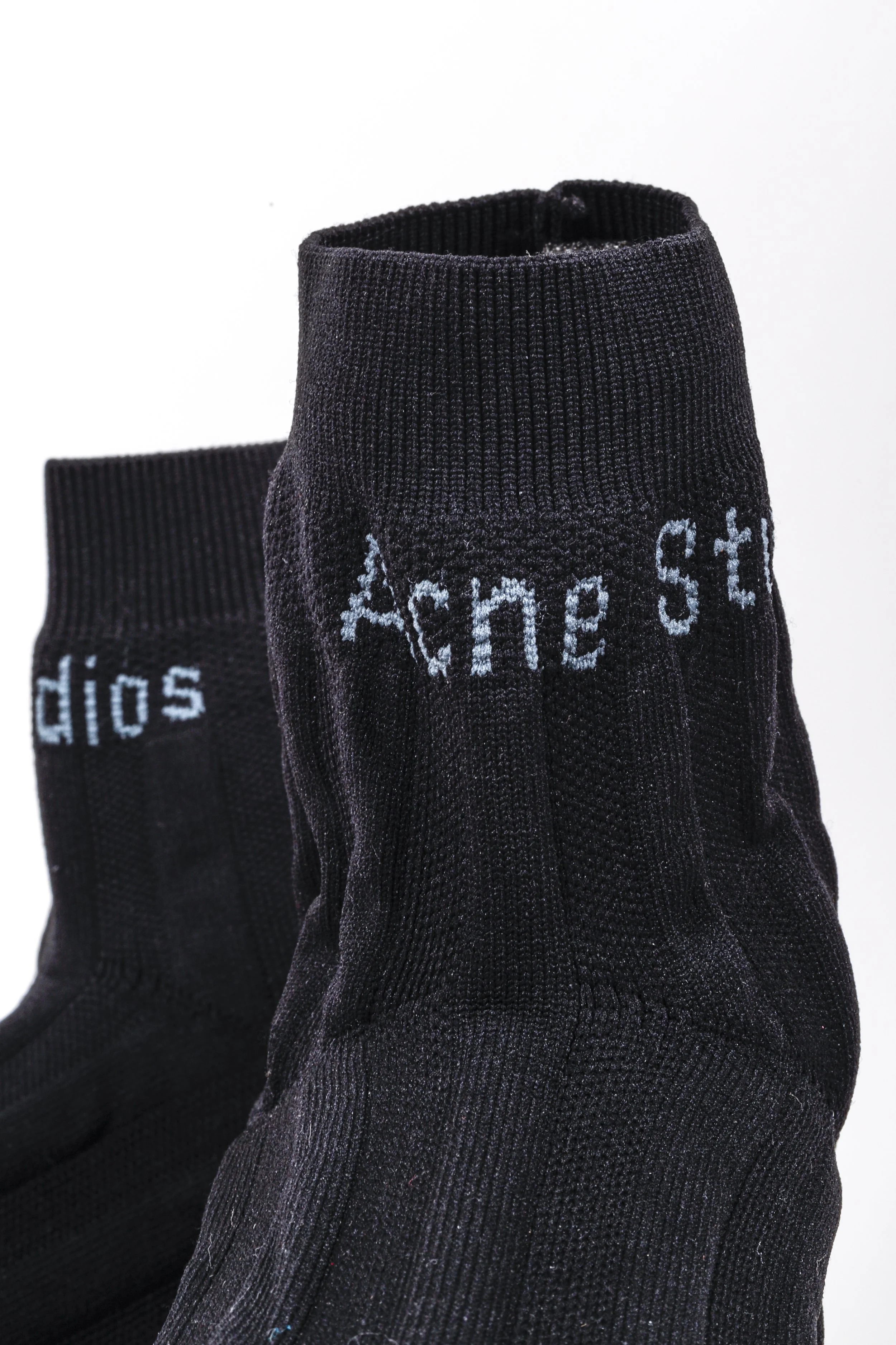 Acne Studios Tristan AS Black White Sock Sneakers BLOGGER ARMOIRE